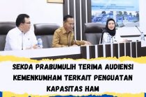 Sekda Prabumulih Terima Audiensi Kemenkuham Terkait Penguatan Kapasitas HAM