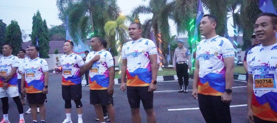 Langkah Penuh Semangat, Wakil Wali Kota Ikuti Fun Run HUT Bhayangkara ke-79