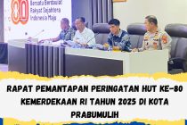 Rapat Pemantapan Peringatan HUT ke-80 Kemerdekaan RI Tahun 2025 di Kota Prabumulih