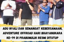 Adu Nyali dan Semangat Kebersamaan, Adventure Offroad Hari Bhayangkara Ke-79 di Prabumulih Resmi di Tutup