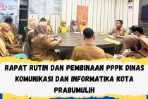 Rapat Rutin dan Pembinaan PPPK Dinas Komunikasi dan Informatika Kota Prabumulih
