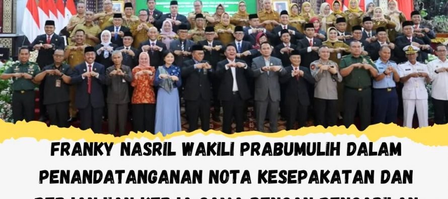 Franky Nasril Wakili Prabumulih Dalam Penandatangan Nota Kesepakatan dan Perjanjian Kerjasama Dengan Pengadilan Tinggi Agama Sumsel