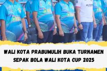 WALI KOTA PRABUMULIH BUKA TURNAMEN SEPAK BOLA WALI KOTA CUP 2025