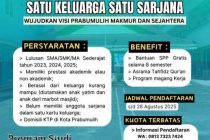 PEMBUKAAN BEASISWA, SATU KELUARGA SATU SARJANA