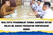 WALI KOTA PRABUMULIH TERIMA AUDIENSI RUTAN KELAS IIB, BAHAS PERSIAPAN PENYERAHAN REMISI