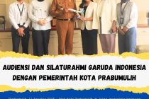 AUDIENSI DAN SILATURAHMI GARUDA INDONESIA DENGAN PEMERINTAH KOTA PRABUMULIH