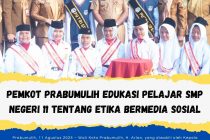 PEMKOT PRABUMULIH EDUKASI PELAJAR SMP NEGERI 11 TENTANG ETIKA BERMEDIA SOSIAL
