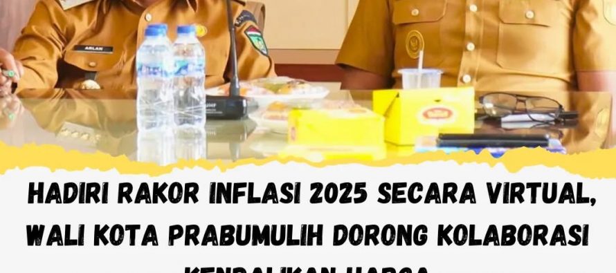 Hadiri Rakor Inflasi 2025 Secara Virtual, Wali Kota Prabumulih Dorong Kolaborasi Kendalikan Harga