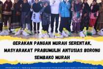 Gerakan Pangan Murah Serentak, Masyarakat Prabumulih Antusias Borong Sembako Murah