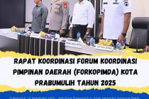 Rapat Koordinasi Forum Koordinasi Pimpinan Daerah (Forkopimda) Kota Prabumulih Tahun 2025