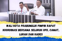 Wali Kota Prabumulih Pimpin Rapat Koordinasi Bersama Seluruh OPD, Camat, Lurah dan Kades