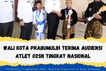 Wali Kota Prabumulih Terima Audiensi Atlet O2SN Tingkat Nasional