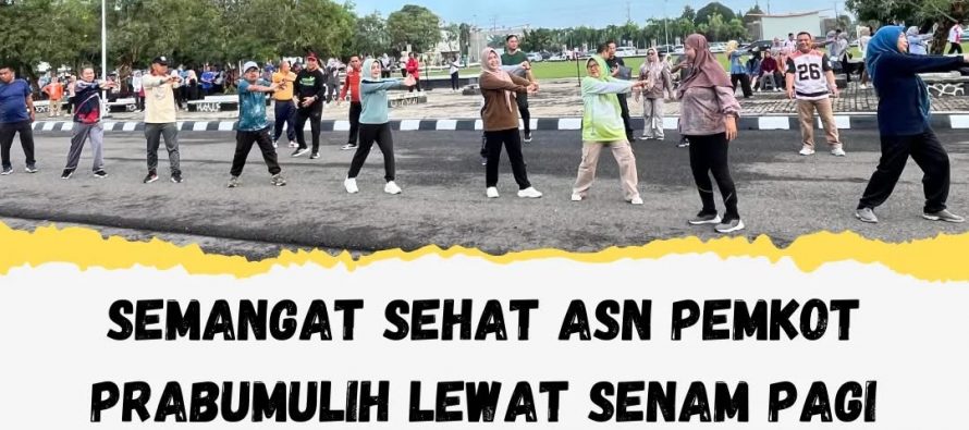 Semangat Sehat ASN Pemkot Prabumulih Lewat Senam Pagi