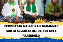 Peringatan Maulid Nabi Muhammad SAW di Kediaman Ketua IPHI Kota Prabumulih