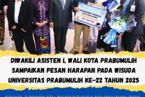 Diwakili Asisten I, Wali Kota Prabumulih Sampaikan Pesan Harapan pada Wisuda Universitas Prabumulih ke-22 Tahun 2025