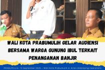 Wali Kota Prabumulih Gelar Audiensi Bersama Warga Gunung Ibul Terkait Penanganan Banjir