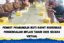 Pemkot Prabumulih Ikuti Rapat Koordinasi Pengendalian Inflasi Tahun 2025 Secara Virtual