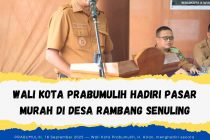 Pemkot Prabumulih Gelar Pasar Murah di Majasari, Warga Antusias Dapatkan Sembako Terjangkau