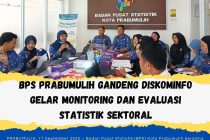 BPS Prabumulih Gandeng Diskominfo Gelar Monitoring dan Evaluasi Statistik Sektoral