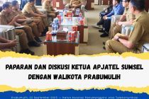Paparan dan Diskusi Ketua APJATEL Sumsel dengan Walikota Prabumulih