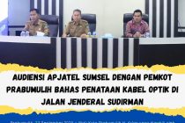 Audiensi APJATEL Sumsel dengan Pemkot Prabumulih Bahas Penataan Kabel Optik di Jalan Jenderal Sudirman