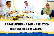 Rapat Pembahasan Hasil Zoom Meeting Inflasi Daerah