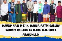 Maulid Nabi 1447 H, Warga Patih Galung Sambut Kehadiran Wakil Wali Kota Prabumulih