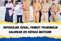 Kepedulian Sosial, Pemkot Prabumulih Salurkan ZIS Kepada Mustahik