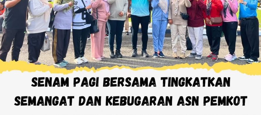 Senam Pagi Bersama Tingkatkan Semangat dan Kebugaran ASN Pemkot Prabumulih