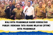 Wali Kota Prabumulih Hadiri Konsultasi Publik I Rencana Tata Ruang Wilayah (RTRW) Kota Prabumulih