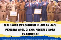 Wali Kota Prabumulih H. Arlan Jadi Pembina Apel di SMA Negeri 3 Kota Prabumulih