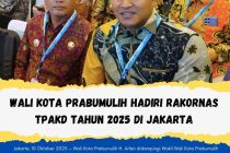 Wali Kota Prabumulih Hadiri Rakornas TPAKD Tahun 2025 di Jakarta