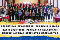 Pelantikan Pengurus IDI Prabumulih Masa Bakti 2025–2028: Penguatan Kolaborasi Menuju Layanan Kesehatan Berkualitas