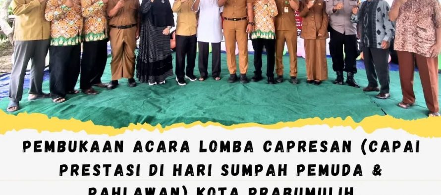 Pembukaan Acara Lomba Capresan (Capai Prestasi di Hari Sumpah Pemuda & Pahlawan) Kota Prabumulih