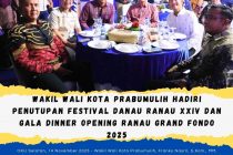 Wakil Wali Kota Prabumulih Hadiri Penutupan Festival Danau Ranau XXIV dan Gala Dinner Opening Ranau Grand Fondo 2025