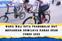 Wakil Wali Kota Prabumulih Ikut Meriahkan Sriwijaya Ranau Gran Fondo 2025