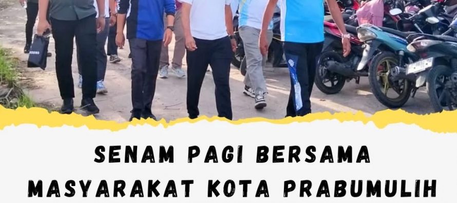 Senam Pagi Bersama Masyarakat Kota Prabumulih