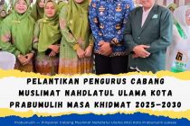 Pelantikan Pengurus Cabang Muslimat Nahdlatul Ulama Kota Prabumulih Masa Khidmat 2025–2030