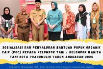 Sosialisasi dan Penyaluran Bantuan Pupuk Organik Cair (POC) Kepada Kelompok Tani / Kelompok Wanita Tani Kota Prabumulih Tahun Anggaran 2025