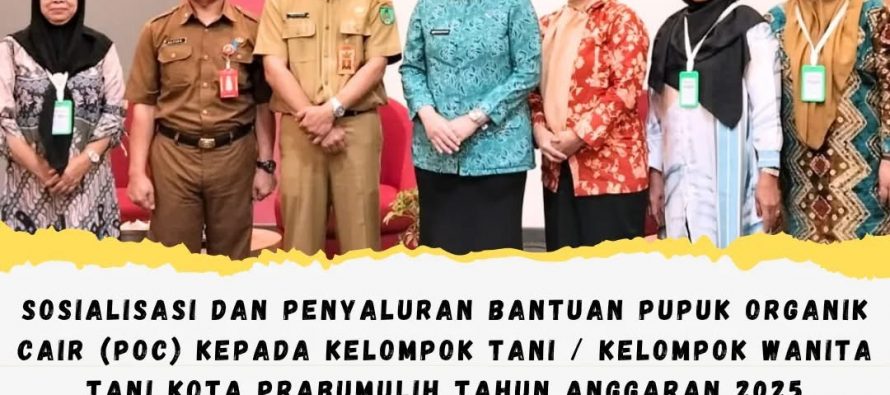 Sosialisasi dan Penyaluran Bantuan Pupuk Organik Cair (POC) Kepada Kelompok Tani / Kelompok Wanita Tani Kota Prabumulih Tahun Anggaran 2025