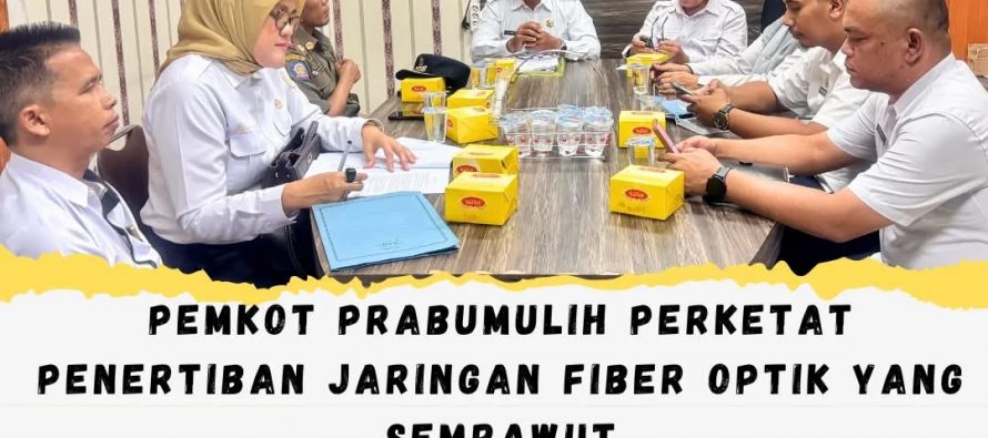 Pemkot Prabumulih Perketat Penertiban Jaringan Fiber Optik yang Semerawut