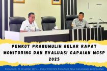 Pemkot Prabumulih Gelar Rapat Monitoring dan Evaluasi Capaian MCSP 2025