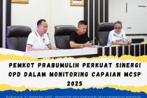 Pemkot Prabumulih Perkuat Sinergi OPD dalam Monitoring Capaian MCSP 2025