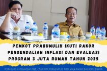 Pemkot Prabumulih Ikuti Rakor Pengendalian Inflasi dan Evaluasi Program 3 Juta Rumah Tahun 2025