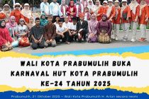 Wali Kota Prabumulih Buka Karnaval HUT Kota Prabumulih Ke-24 Tahun 2025