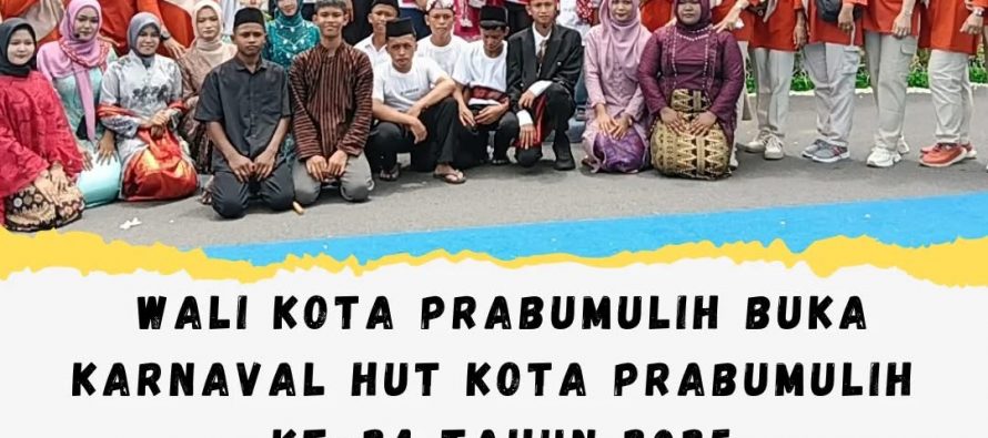 Wali Kota Prabumulih Buka Karnaval HUT Kota Prabumulih Ke-24 Tahun 2025
