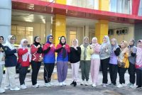 Senam Pagi Bersama Masyarakat Kota Prabumulih