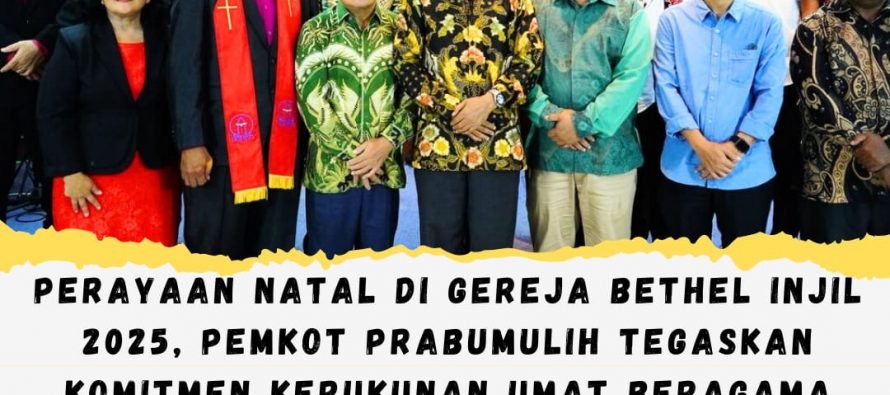 Perayaan Natal di Gereja Bethel Injil 2025, Pemkot Prabumulih Tegaskan Komitmen Kerukunan Umat Beragama