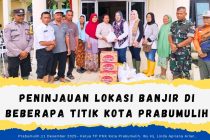 Peninjauan Lokasi Banjir di Beberapa Titik Kota Prabumulih