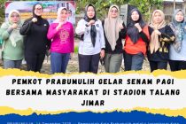 Pemkot Prabumulih Gelar Senam Pagi Bersama Masyarakat di Stadion Talang Jimar